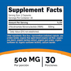 NMN 500mg 60 cápsulas