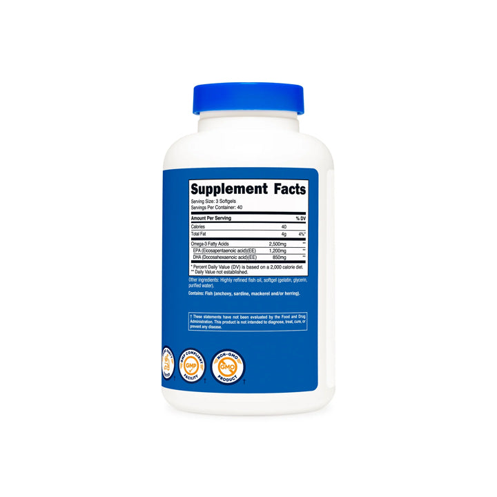 Omega-3 2500mg 120 cápsulas blandas