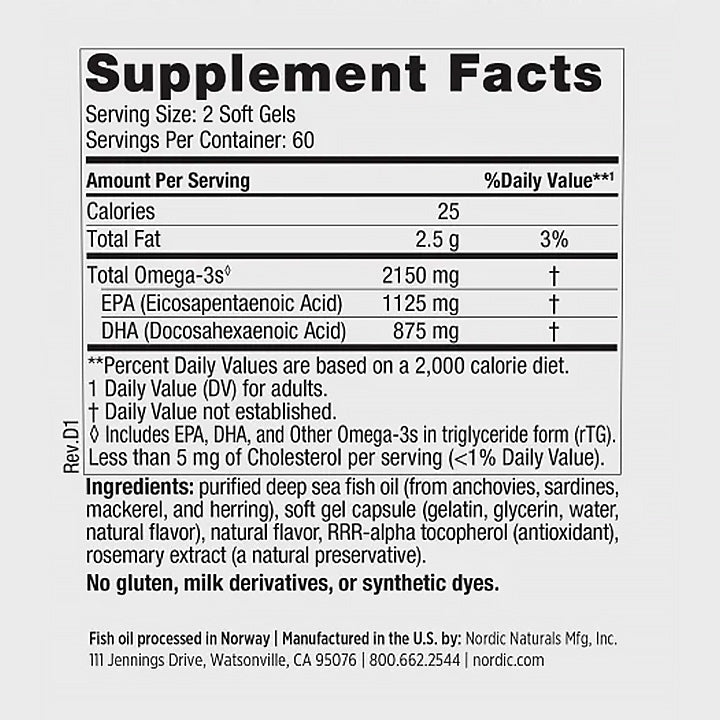 Omega-3 Ultimate 2X 120 cápsulas
