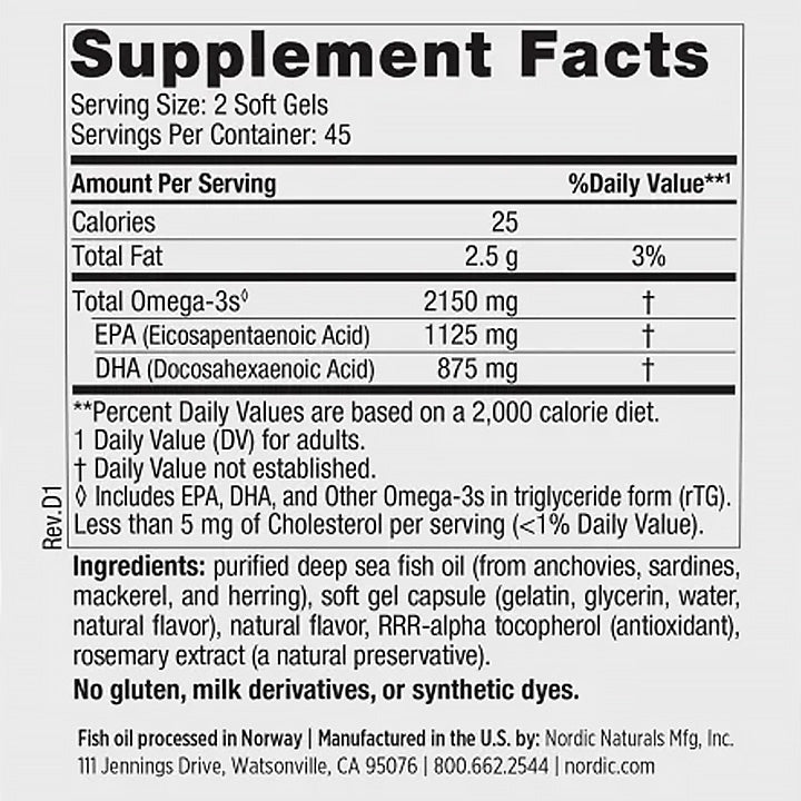 Omega-3 Ultimate 2X 90 cápsulas