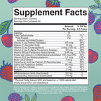Multivitamínico Orgánico para Niños sabor Mezcla de Bayas y Cereza 60 gomitas
