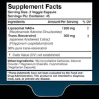 Resveratrol + NAD+ 1500mg