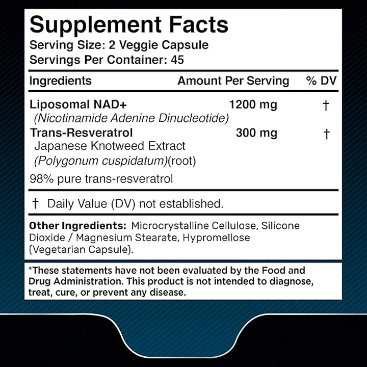 Resveratrol + NAD+ 1500mg