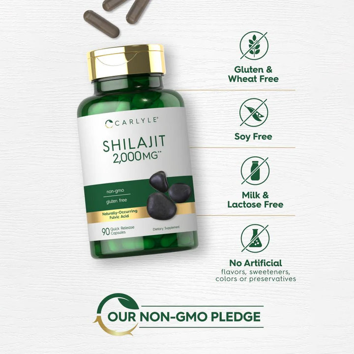 Shilajit 2000mg 90 cápsulas