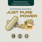 Shilajit con Tongkat Ali 180 cápsulas