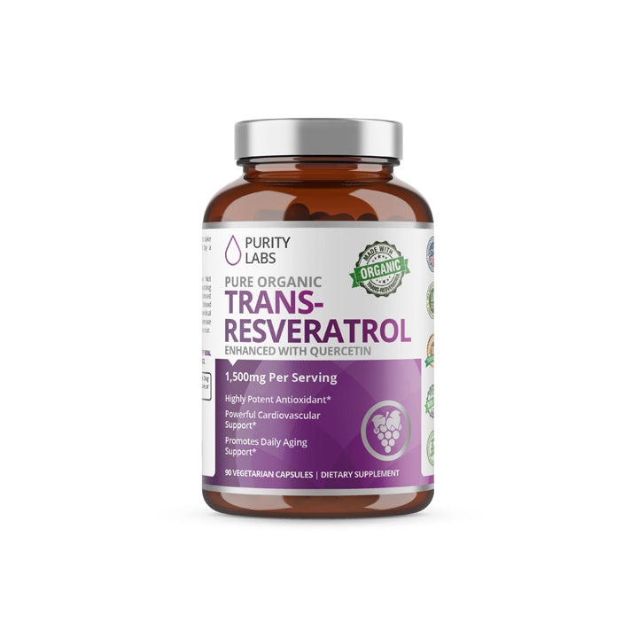 Trans-Resveratrol + Quercetina 1500mg 90 cápsulas