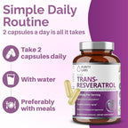 Trans-Resveratrol + Quercetina 1500mg 90 cápsulas