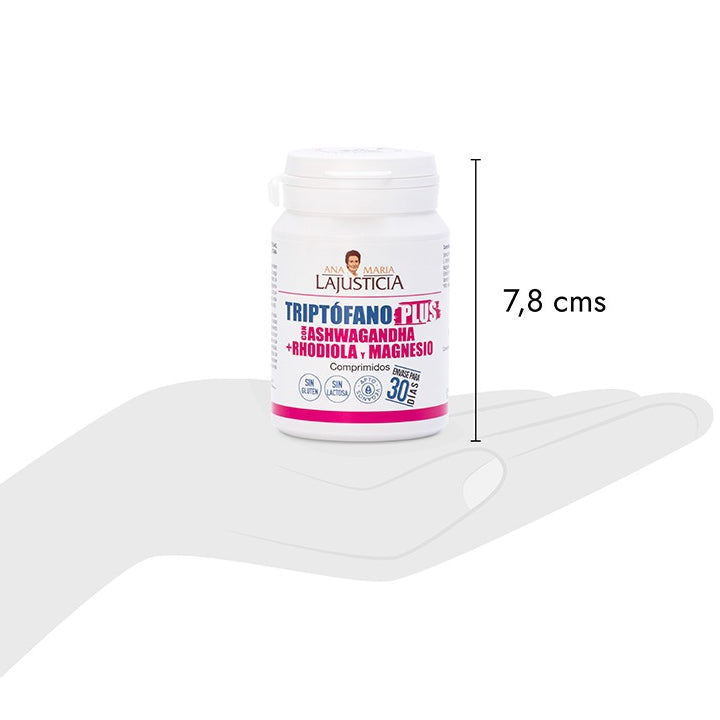 Triptófano Plus con Ashwagandha, Rhodiola y Magnesio