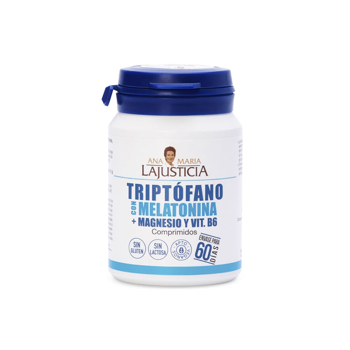 Triptófano con Melatonina, Magnesio y Vitamina B6