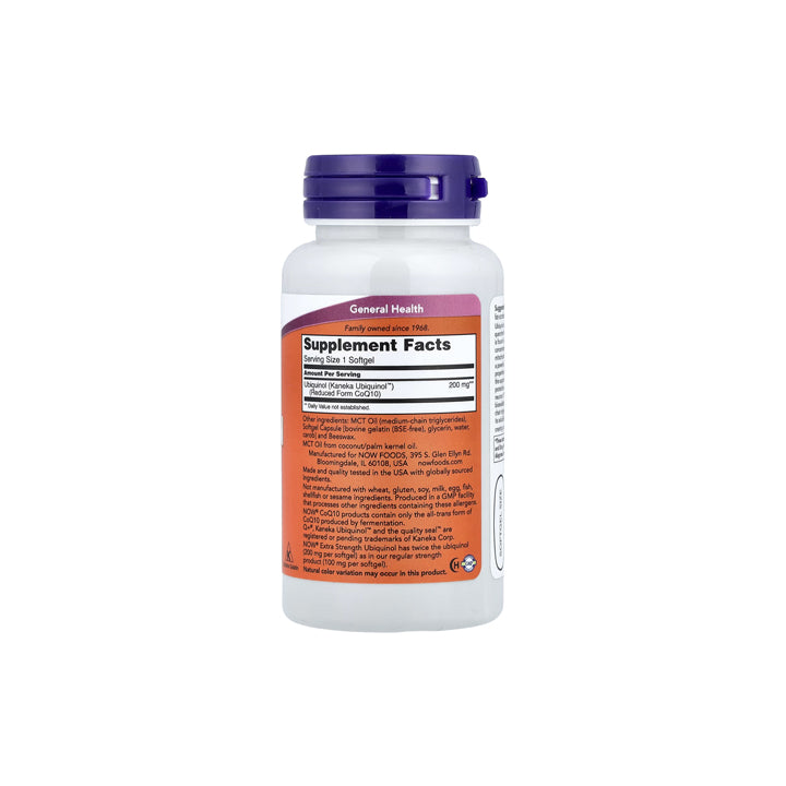 Ubiquinol 200mg 60 cápsulas blandas