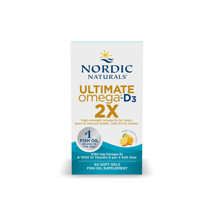 Ultimate Omega-D3 2X Alta Potencia 2150mg 60 cápsulas blandas