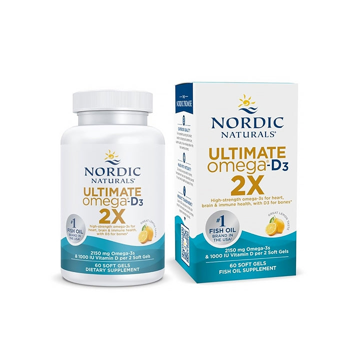 Ultimate Omega-D3 2X Alta Potencia 2150mg 60 cápsulas blandas