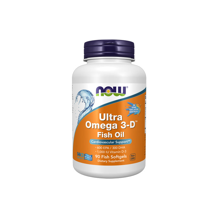 Ultra Omega-3-D + 600mg EPA + 300mg DHA 90 cápsulas blandas