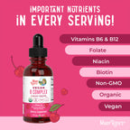 Complejo B Vegano Líquido sabor Cereza 30ml
