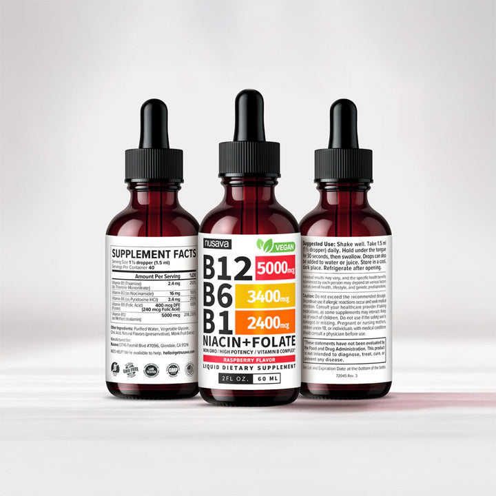 Vitamina B12 y B6 Complejo Sublingual Pack x2
