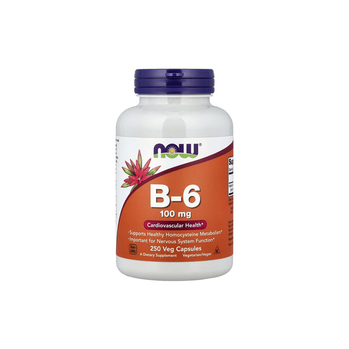 Vitamina B6 100mg 250 cápsulas