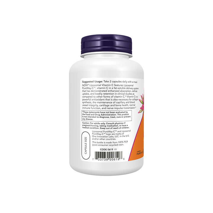Vitamina C Liposomal 1000mg 120 cápsulas