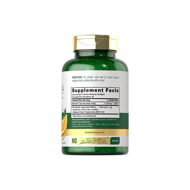 Vitamina C Liposomal 2200mg 90 cápsulas blandas