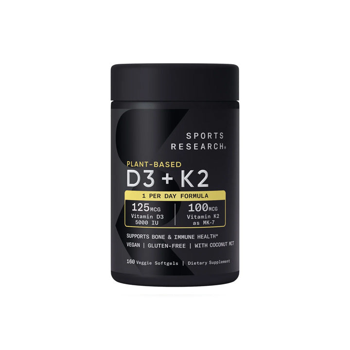 Vitamina D3 + K2 160 cápsulas blandas