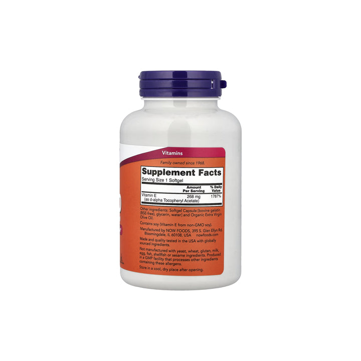Vitamina E-400UI 268mg 250 cápsulas blandas
