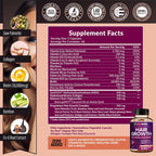 Vitaminas para el Crecimiento Capilar 120 cápsulas
