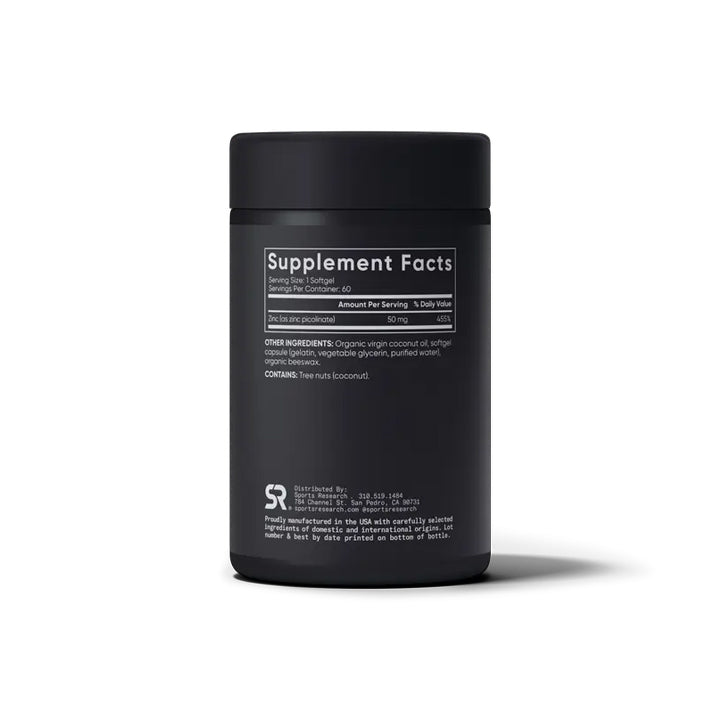 Picolinato de Zinc 50mg 60 cápsulas blandas