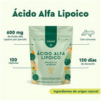 Ácido Alfa Lipoico 600mg 120 cápsulas