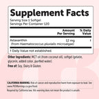 Astaxantina 12mg 120 cápsulas