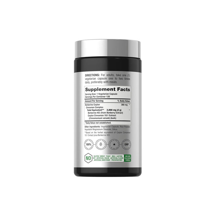 Berberina 2000mg 120 cápsulas