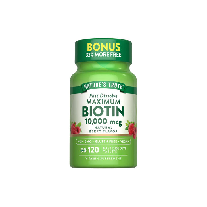 Biotina 10000mcg 120 tabletas