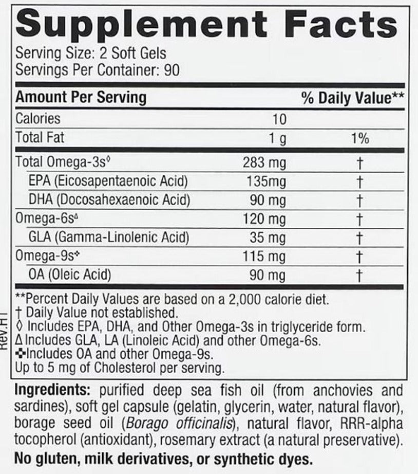 Omega-3 Complete Junior 180 mini cápsulas (+6 años)