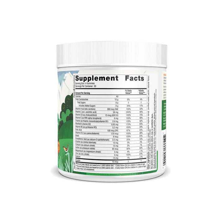 Nordic Berries Multivitamínico 120 gomitas de bayas