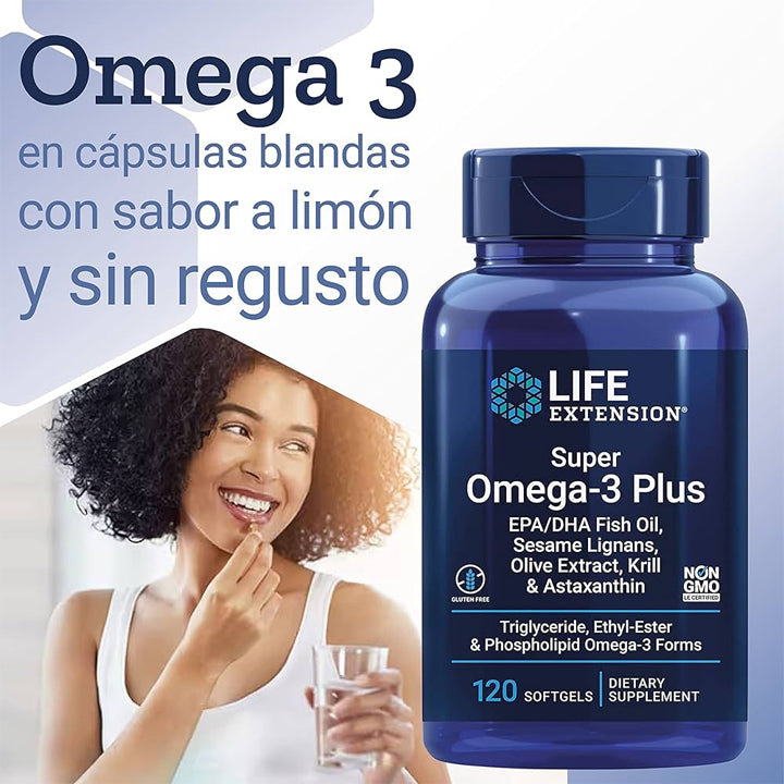 Omega-3 Super Plus 120 cápsulas blandas